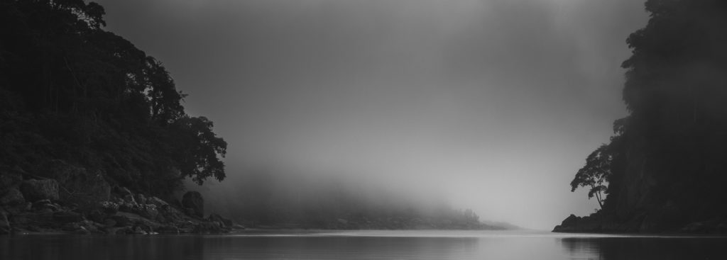 Photo paysage noir et blanc
