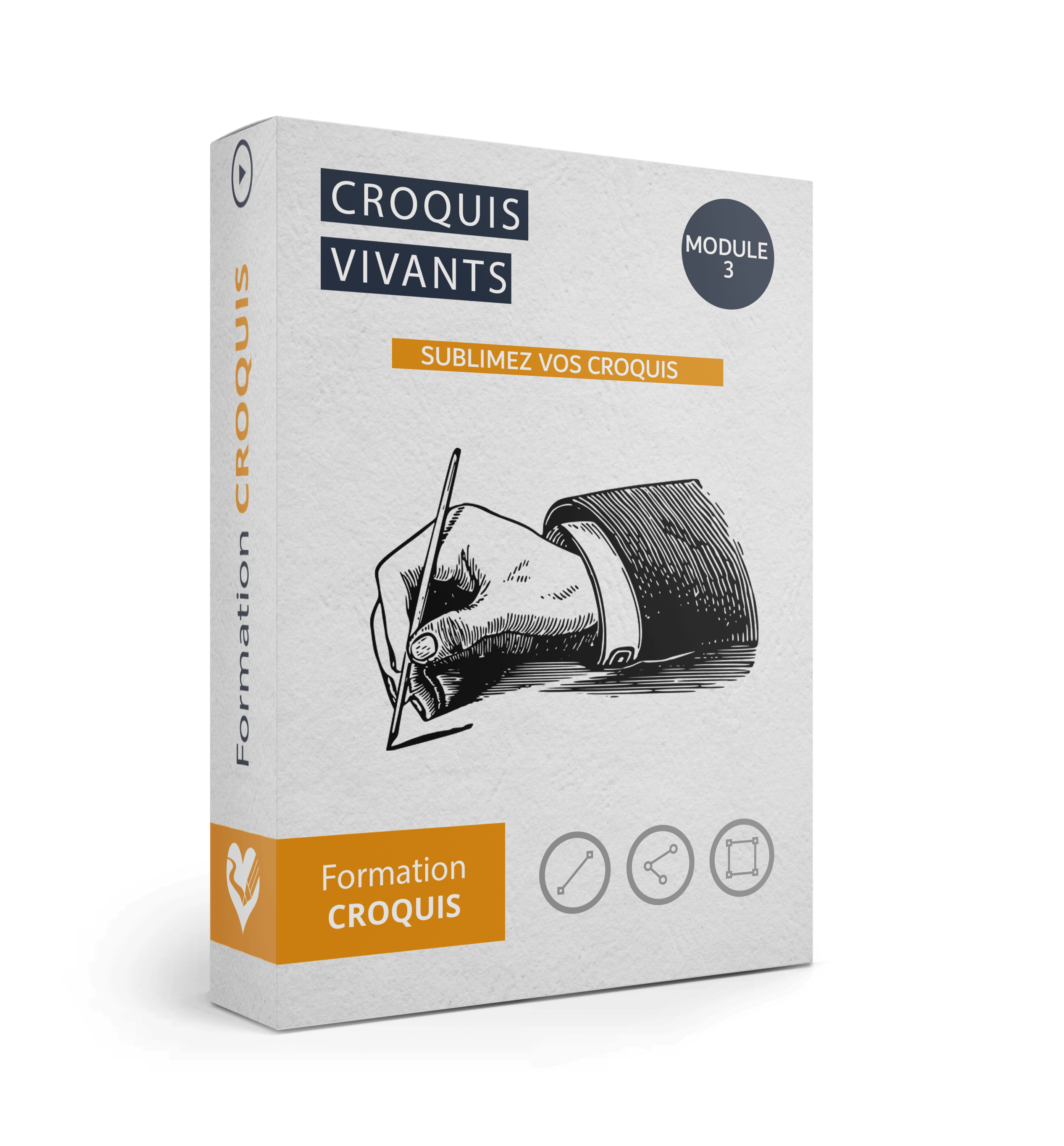 Module 3 de la formation Croquis Vivant : croquis en mouvement et dynamique