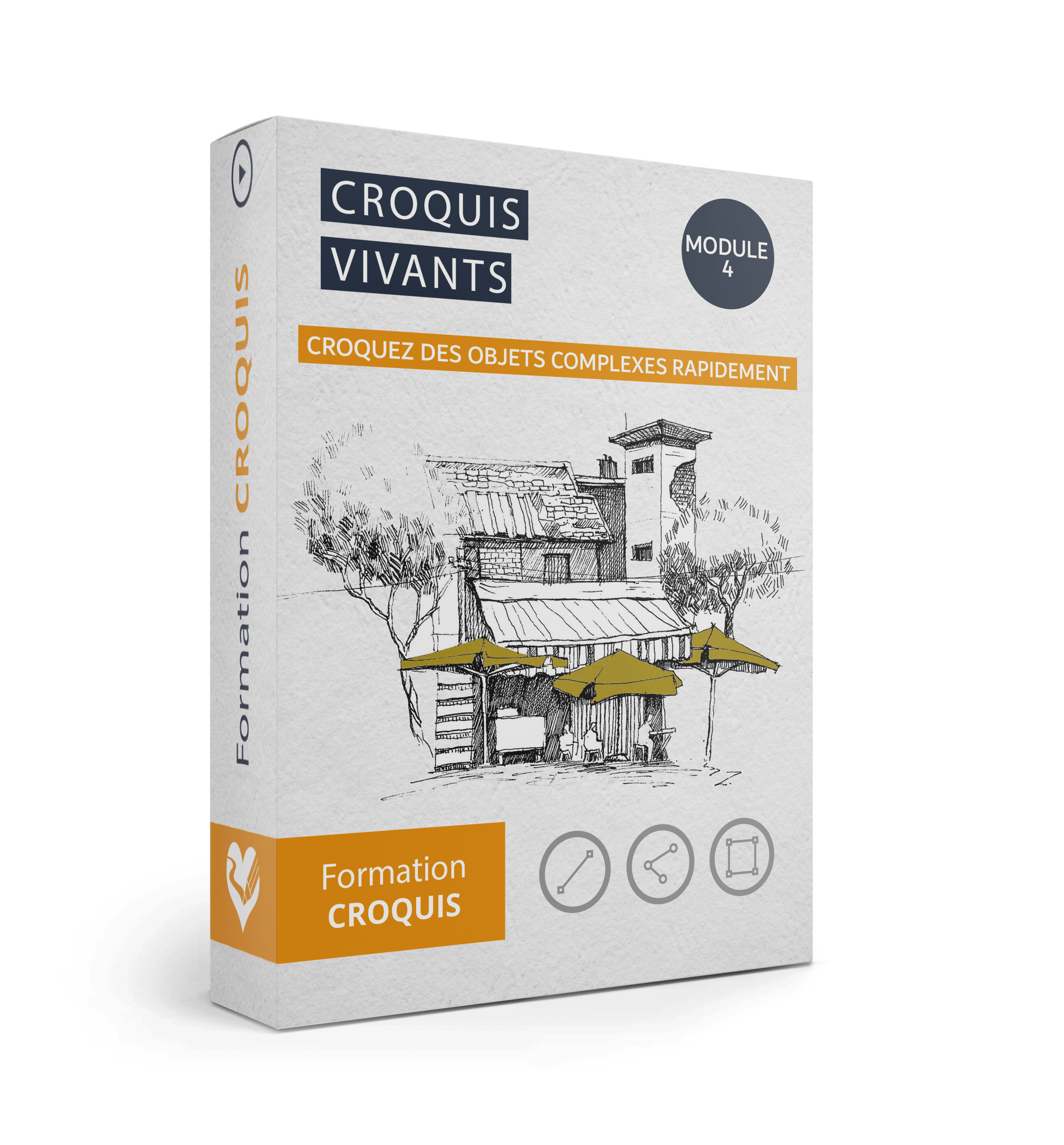 Module 4 de la formation Croquis Vivant : variations de styles de croquis