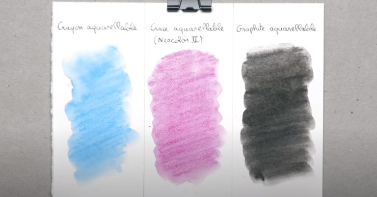 crayon aquarellable graphites aquarellables