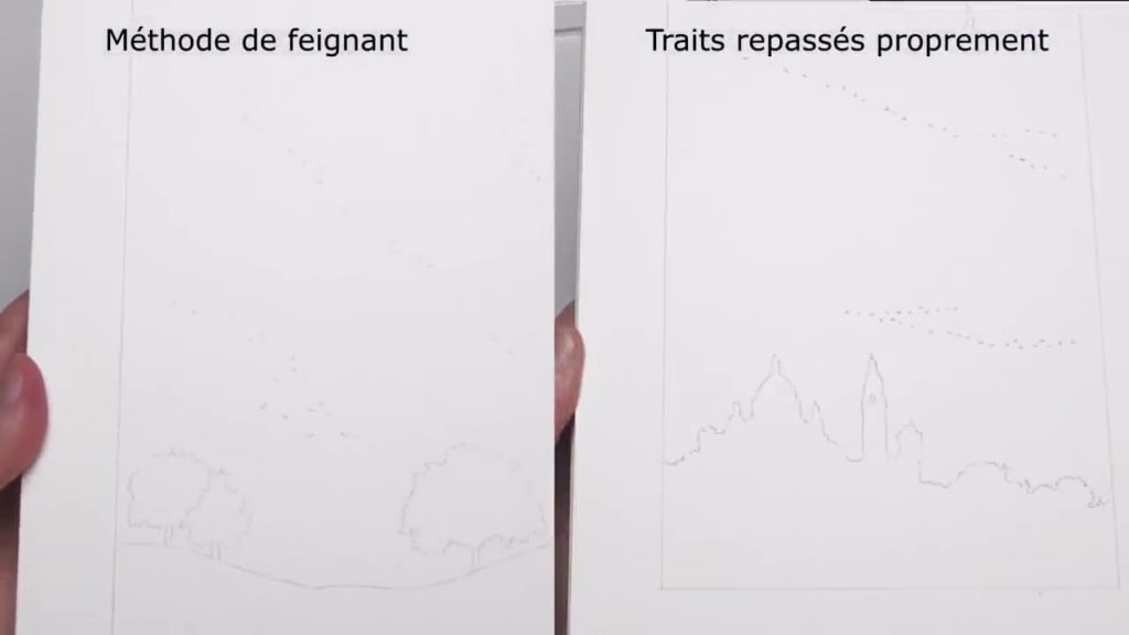 Reproduire un dessin en utilisant du papier calque Apprendre a dessiner