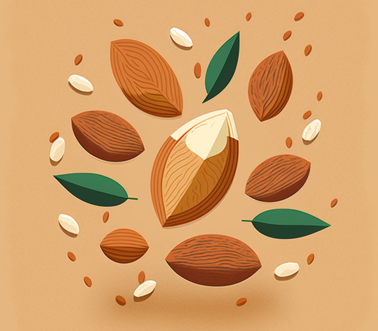 amandes illustration