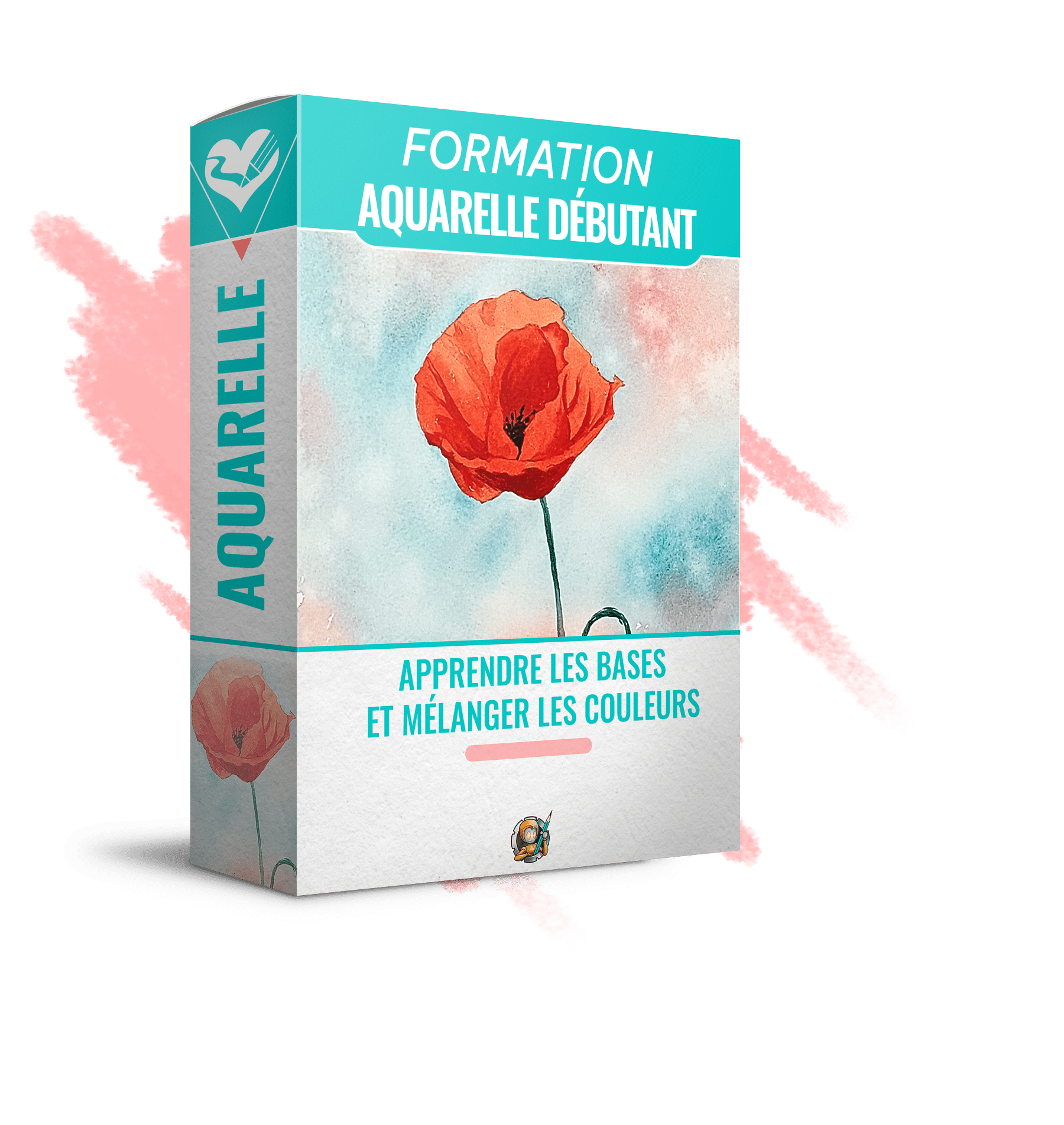 Formation aquarelle débutant - Apprendre les bases et mélanger les couleurs