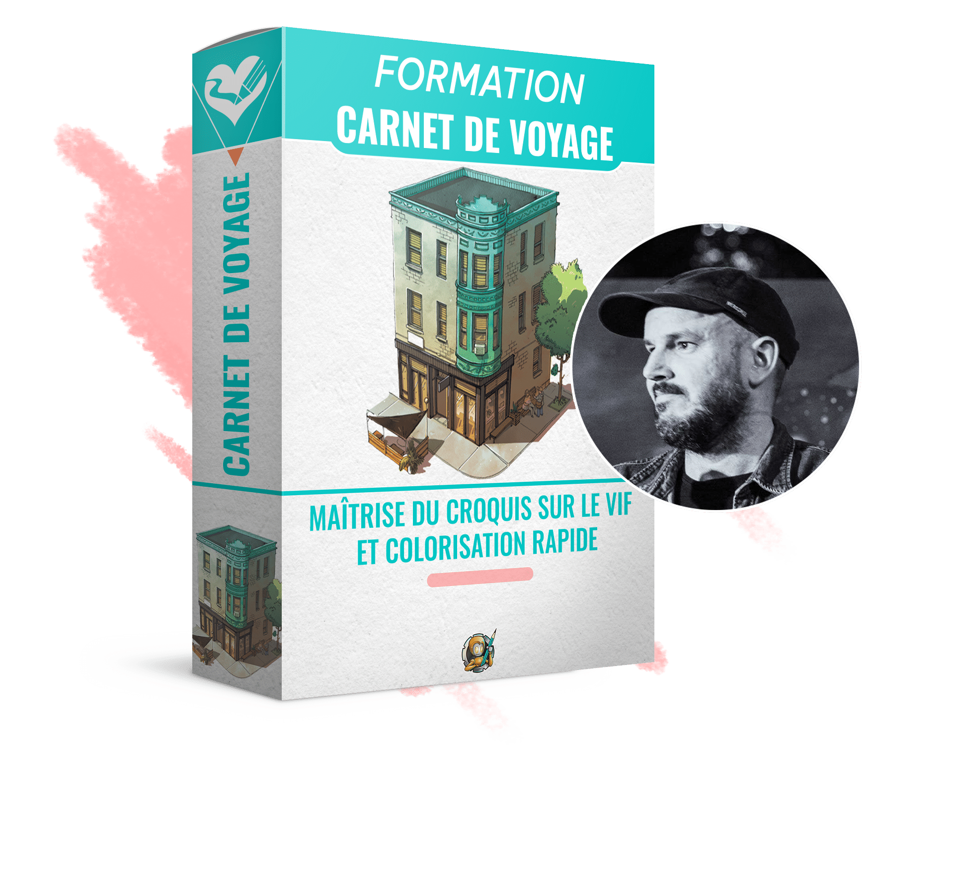Formation carnet de voyage - Maîtrise du croquis sur le vif et colorisation rapide
