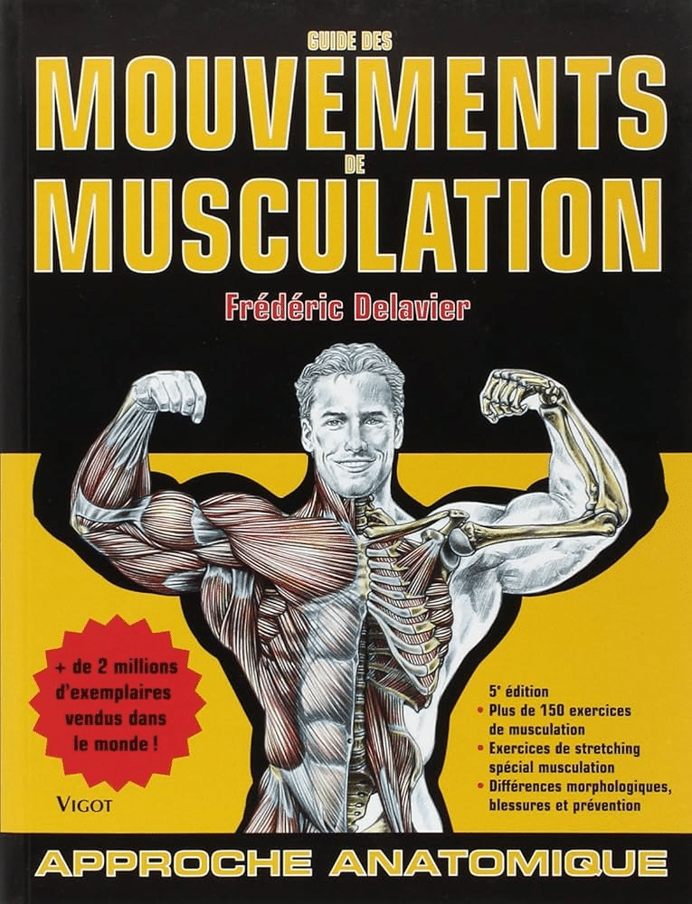 Livre de Frédéric Delavier sur les muscles et leurs fonctions.
