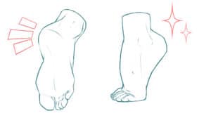 Image d'illustration pour article sur le dessin des pieds