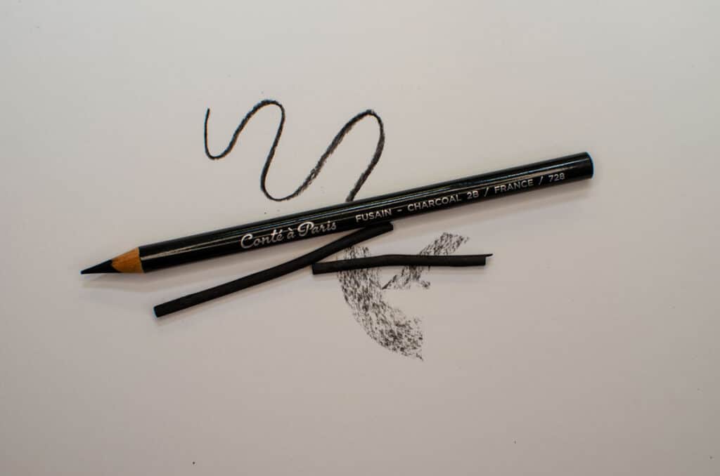 Technique de dessin fusain