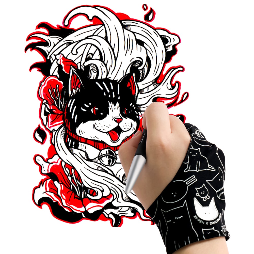 Gant de dessin pour artiste