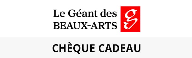 Carte cadeau en magasin d'art