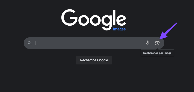 Utiliser Google images