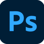 Logo Adobe Photoshop application dessin numérique peinture digitale pinceaux 2025