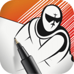 Logo ComicDraw application création bande dessinée comics iPad bulles cases 2025