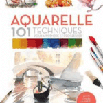 Livre aquarelle 101 techniques David Sanmiguel couverture