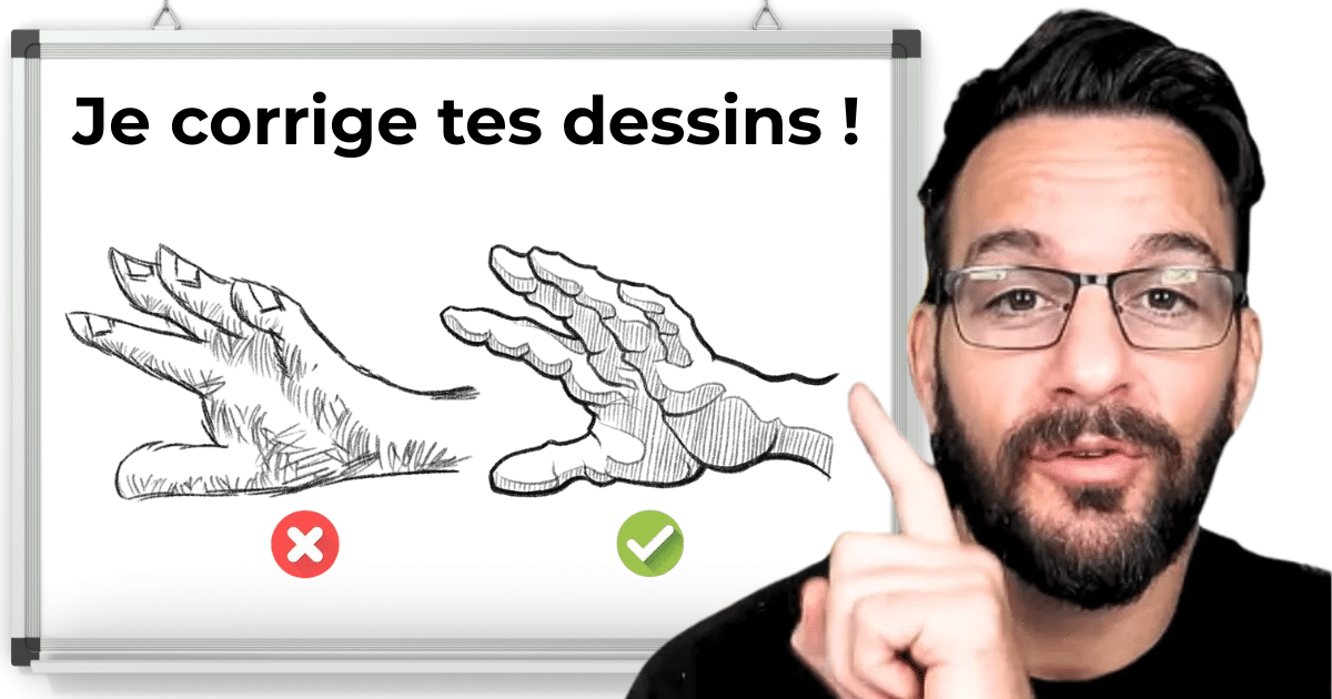 Vignette pour vidéo de présentation de la page "Je corrige tes dessins".