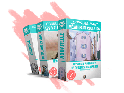 Visuel de l'offre gratuite avec la formation couleur aquarelle