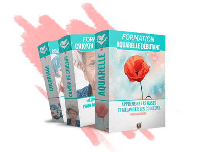 Formation aquarelle loisirs créatifs pack complet apprendre techniques peinture débutant