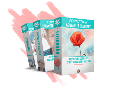 Formation aquarelle loisirs créatifs pack complet apprendre techniques peinture débutant