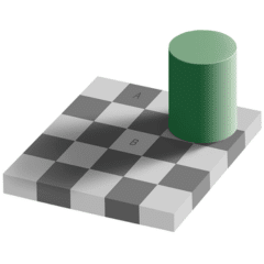 Illustration d'une scène en 3d avec des valeurs