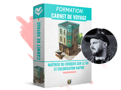 Formation Carnet de Voyage - Maîtrise du croquis sur le vif et colorisation rapide - Cours croquis voyage