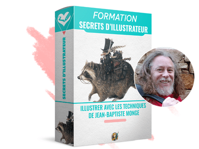 Formation Secrets d'Illustrateur - Techniques de Jean-Baptiste Monge - Cours illustration professionnelle