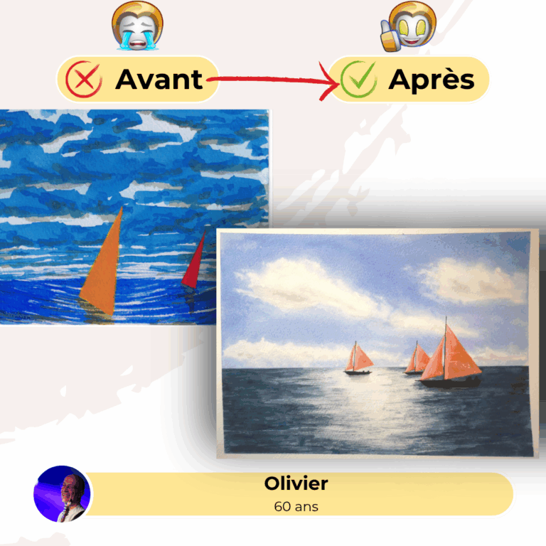 Témoignage avant-après d'Olivier, 60 ans : amélioration technique des voiliers et scènes marines