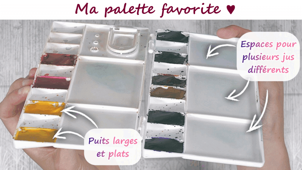 Bien choisir sa palette pour l'aquarelle.