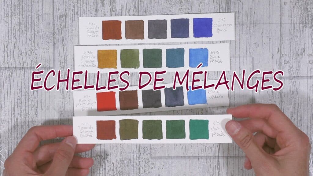 Échelles de mélanges de couleurs