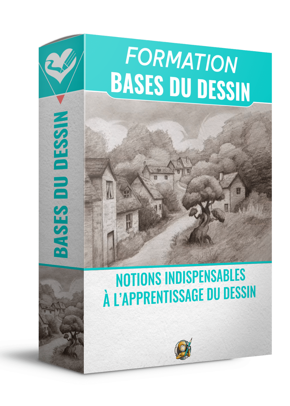 Jaquette du pack bases du dessin sans background