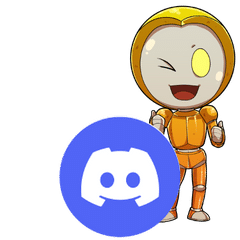 Mascotte AAD avec logo Discord pour le serveur communauté