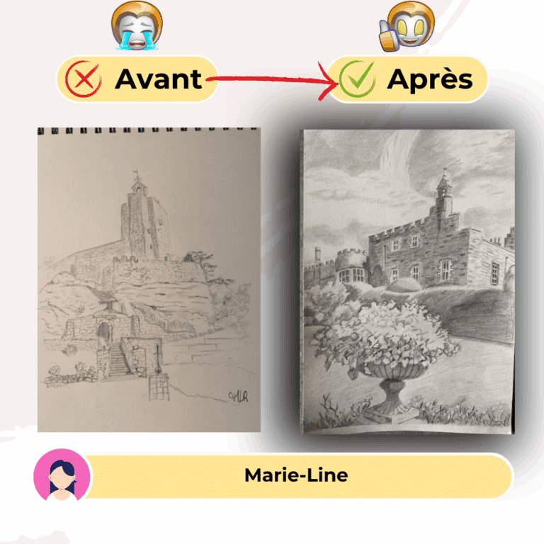 Témoignage avant-après de MArie-line formation débutant