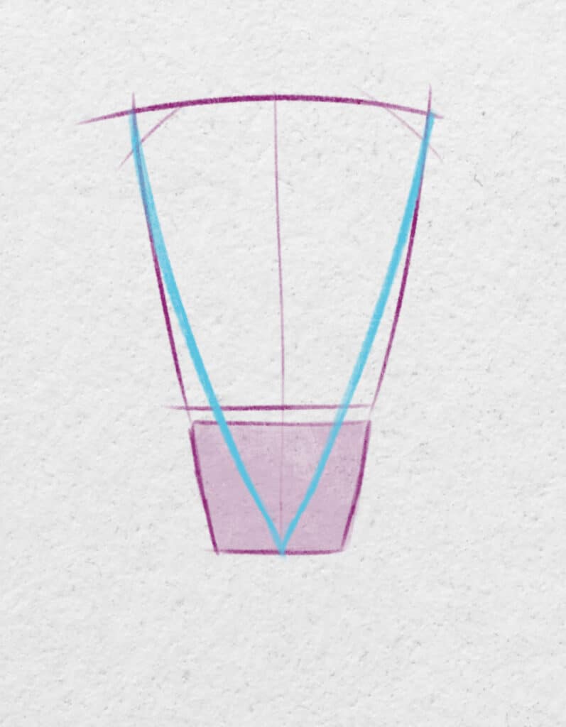 Forme simplifiée du dos d'un homme.