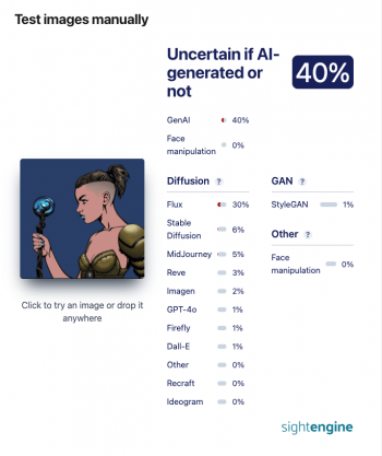 Test pour identifier une image générée par Intelligence Artificielle